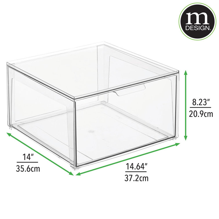 mDesign Plastic Box Set Wayfair Canada